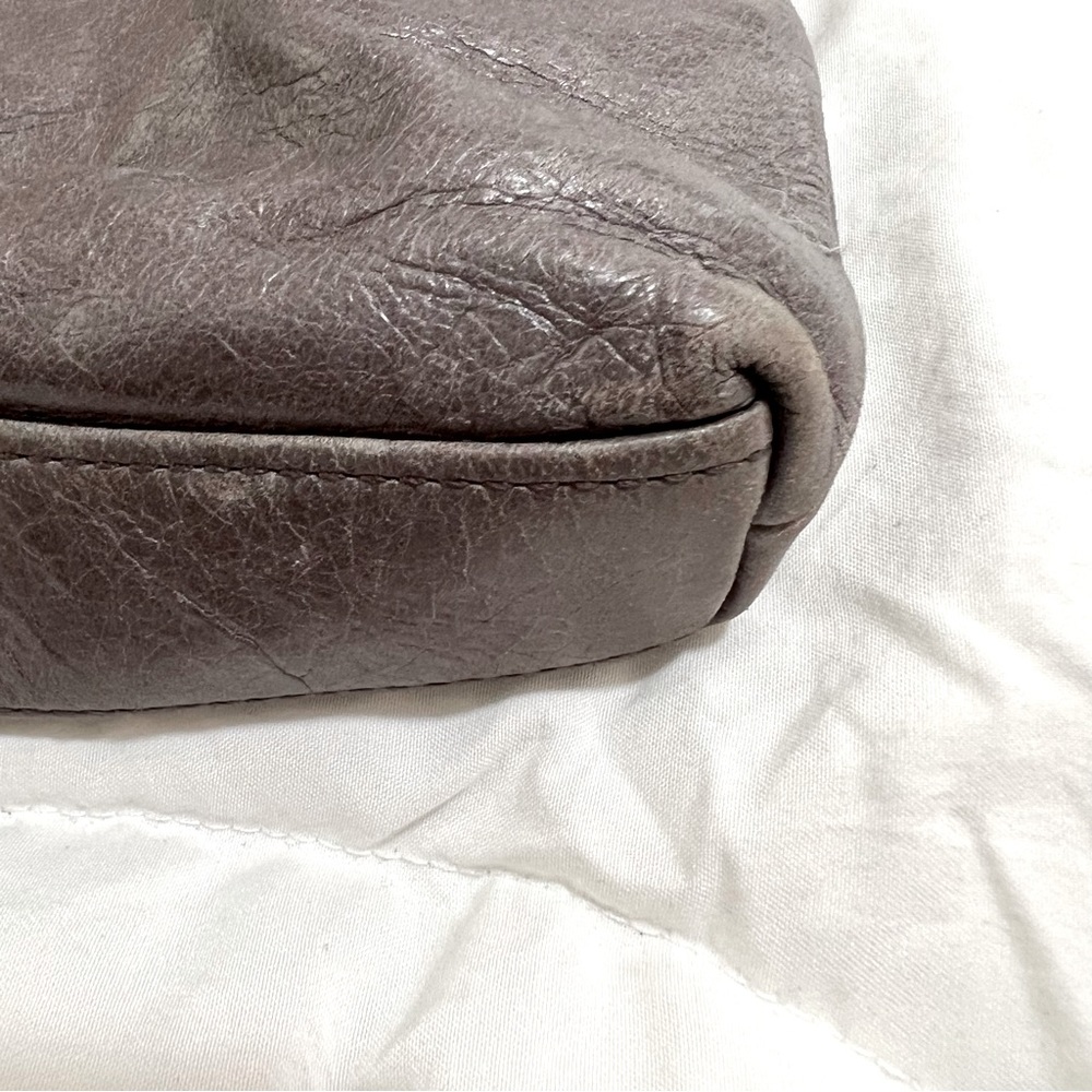 HOBO Leather Crossbody Bag Gray - Picture 9 of 12